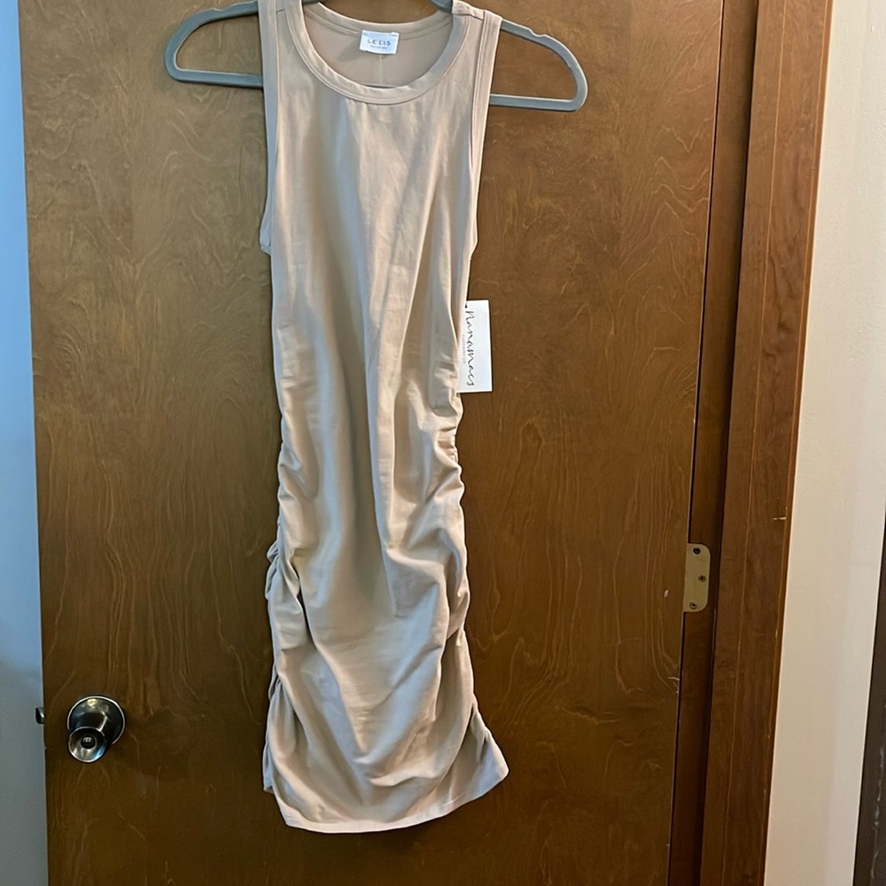 NWT! Ruched Side Tank Dress